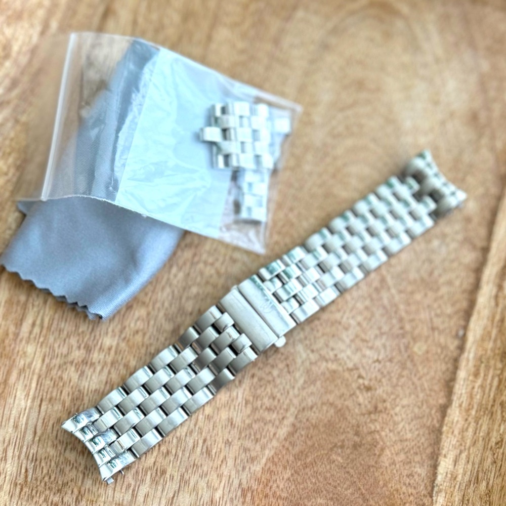 Michele 20mm SS 5 Link Watch Band